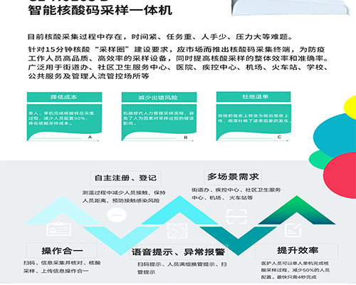 智能核酸码信息采集终端核心功能和使用场景